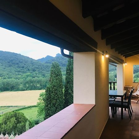 Hotel Cal Sastre Santa Pau Bagian luar foto